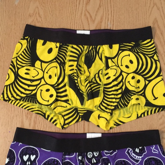 B47 New Bundle Of 2 Mens Me Undies Print Boxer Briefs Micromodal Elastane Medium - Picture 3 of 8